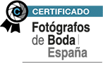 Logo de Fotógrafo de Boda España Certificado